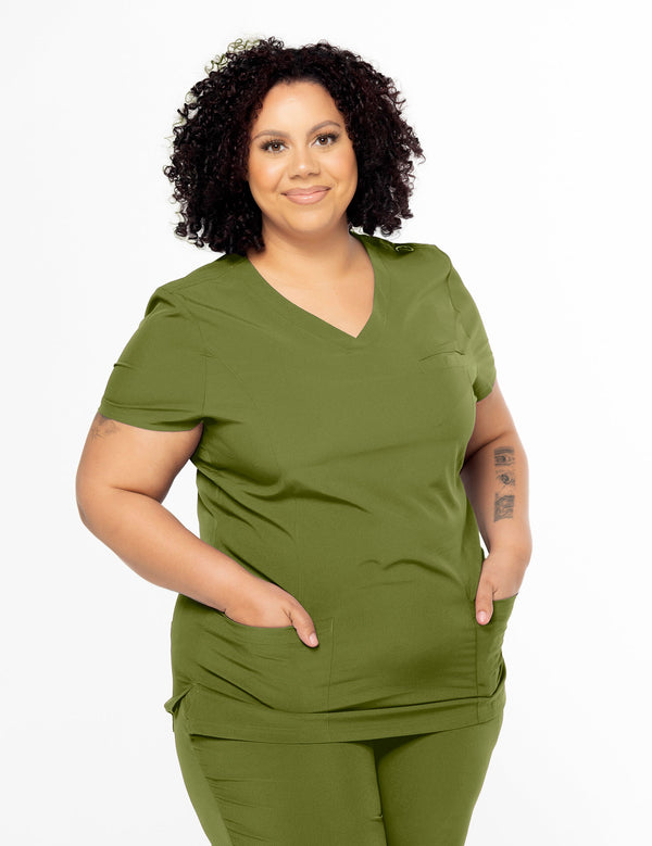 CSCRUBS COMFORT COLLECTION V NECK TOP | COMFORT WT3