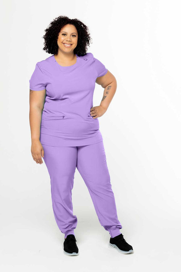 CSCRUBS COMFORT COLLECTION ROUNDED NECK TOP | COMFORT WT1